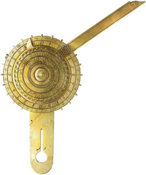 Cadran solaire et nocturlabe de Senebier, XVIIIe siècle (1) © Cluses Images Numériques
