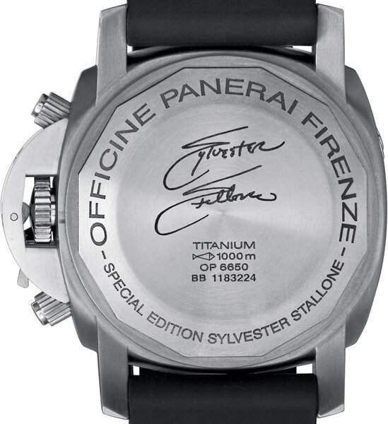 Sylvester stallone 2025 panerai watch