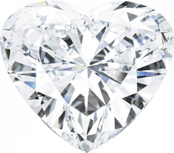 Christie’s lot 316 : le diamant en forme de cœur de 56 carats a trouvé preneur pour CHF 9,6 millions © Christie’s