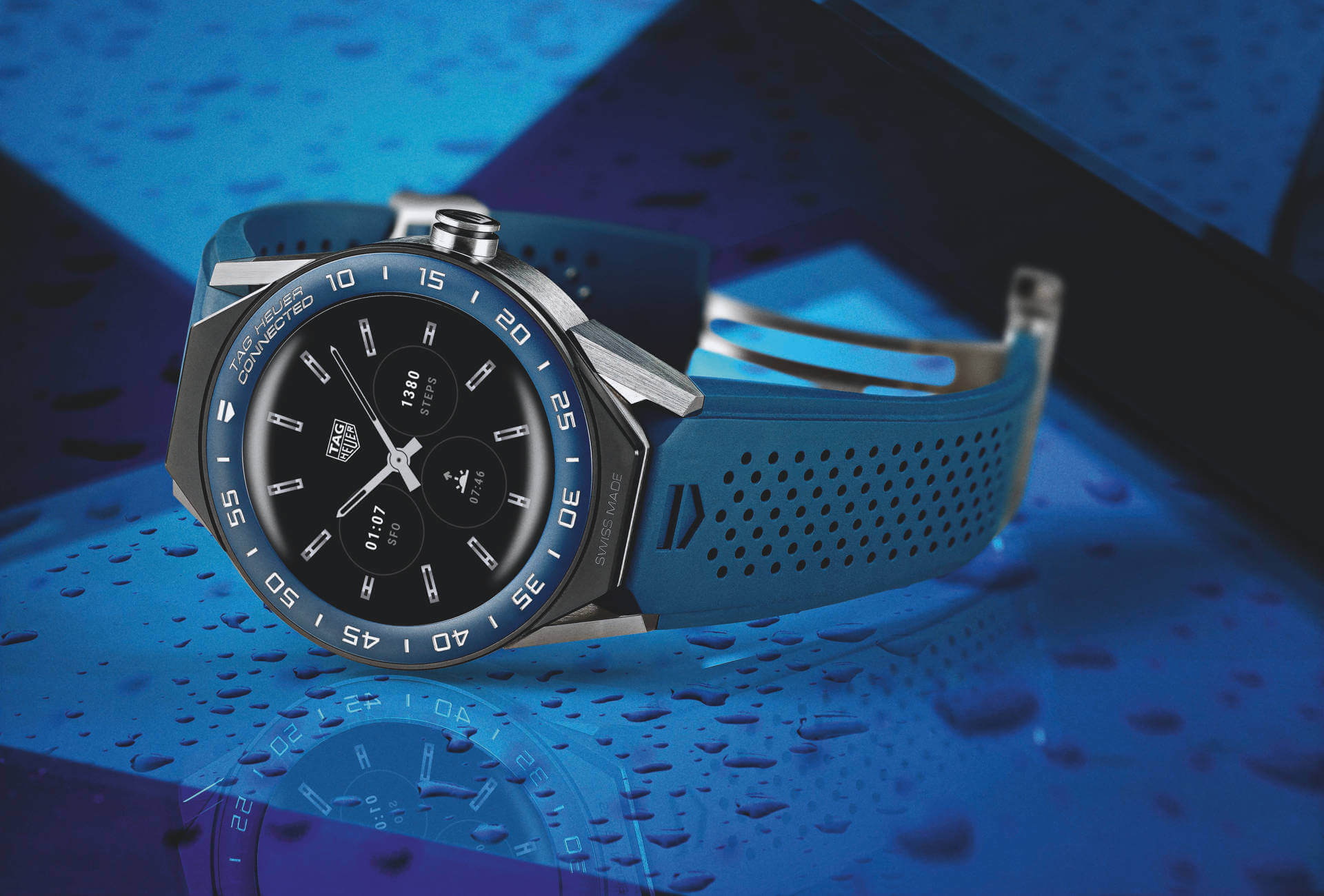 tag heuer connected modular 45 blue