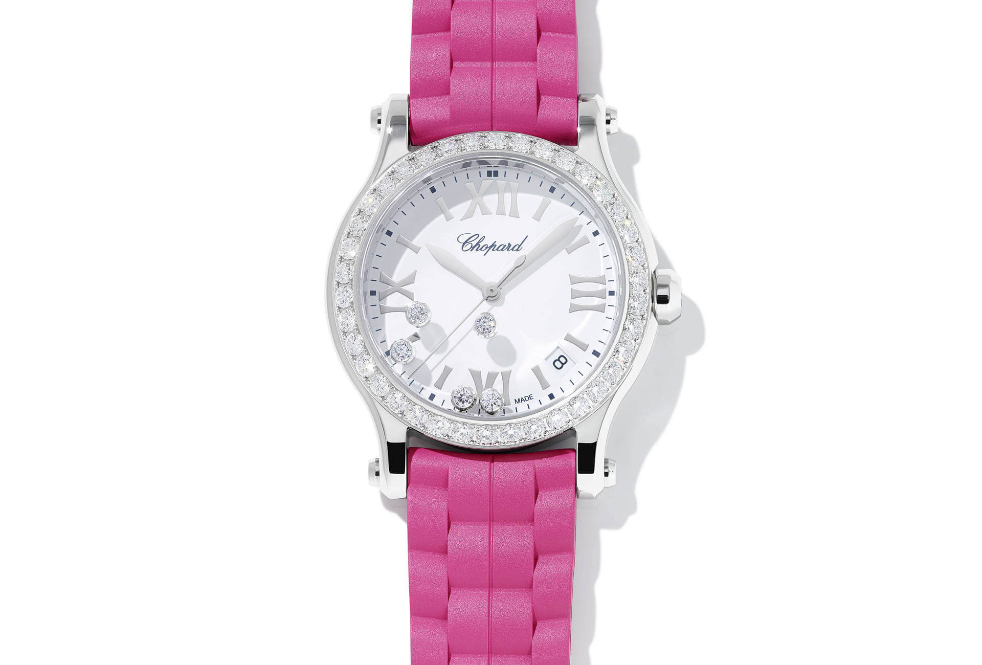 chopard happy sport rubber strap