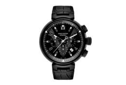 Tambour All Black chronographe © Louis Vuitton