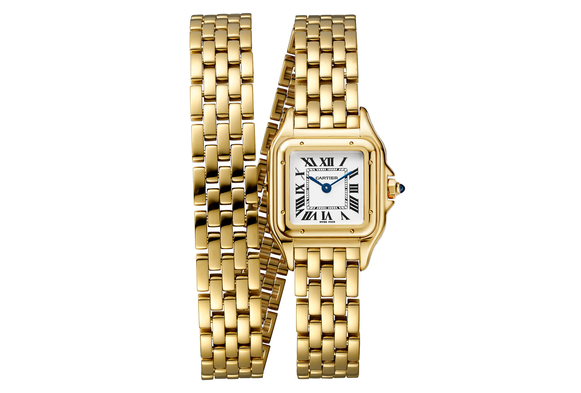 cartier panthere double loop watch