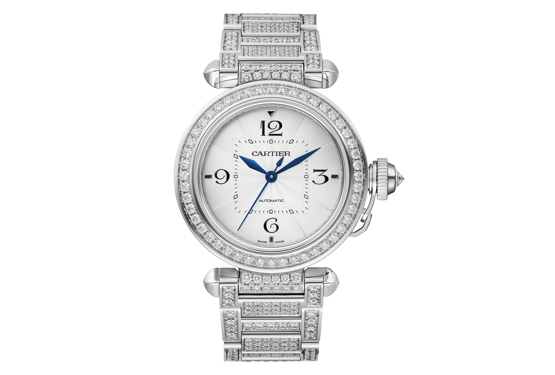 platinum cartier pasha watch
