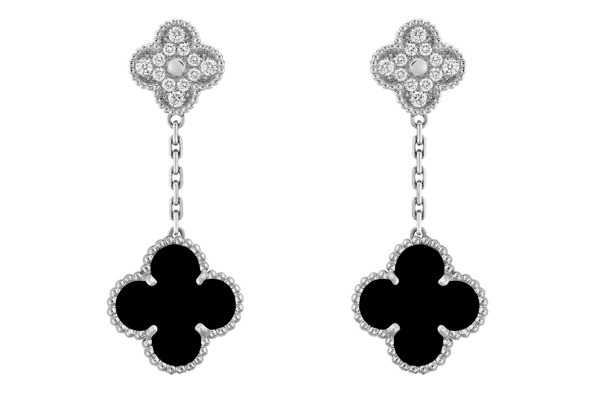 van cleef and arpels alhambra earrings
