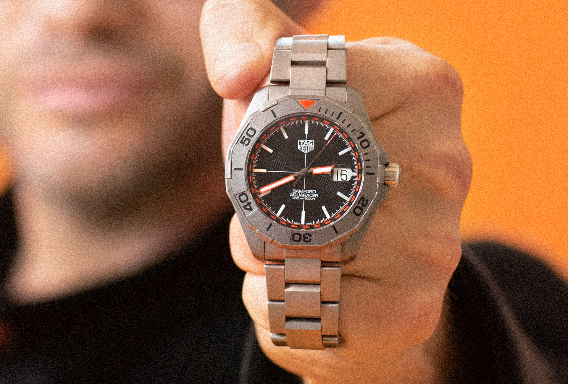 eerlijk Licht Ale The Bamford touch on a TAG Heuer Aquaracer – FHH Journal