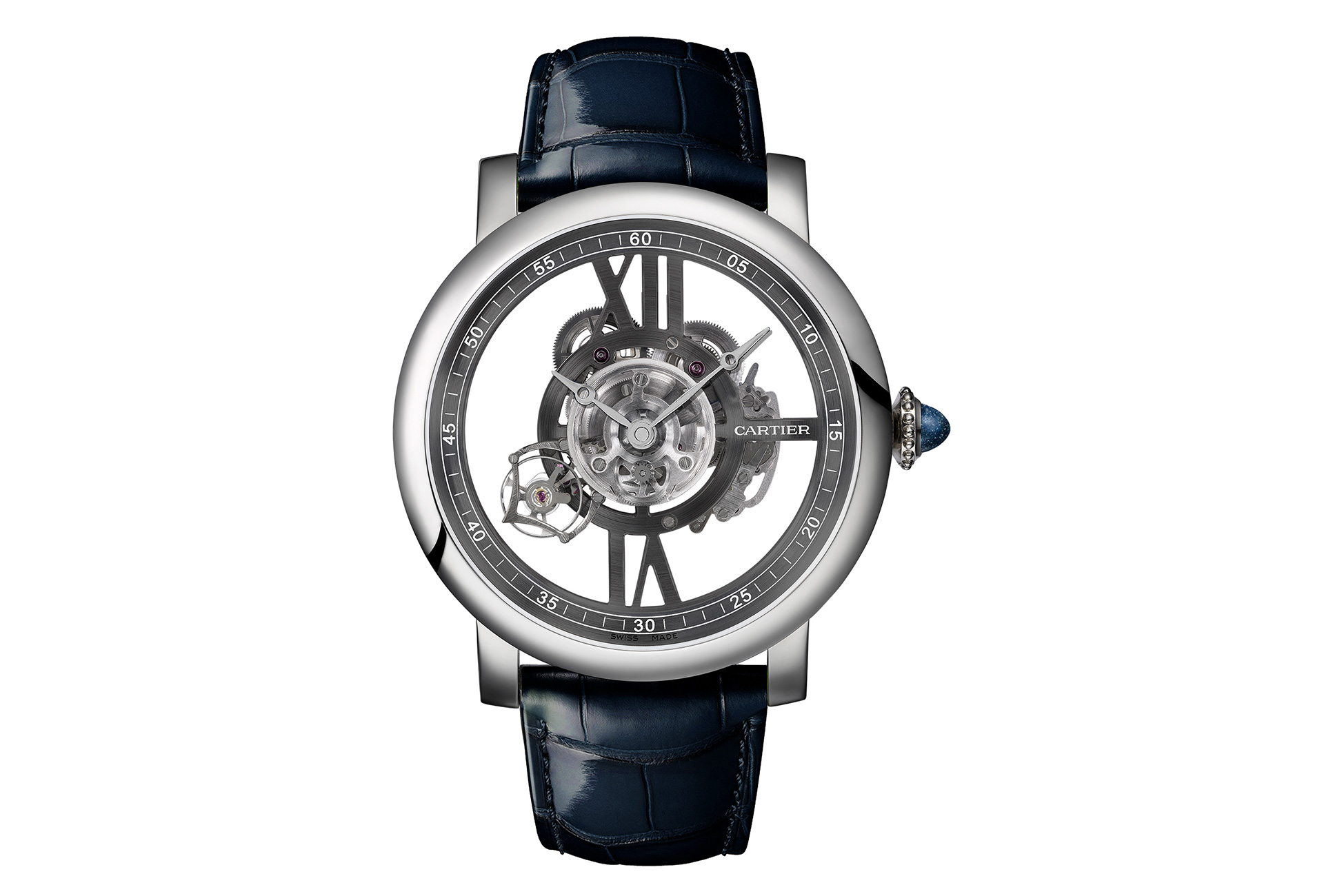 cartier floating watch