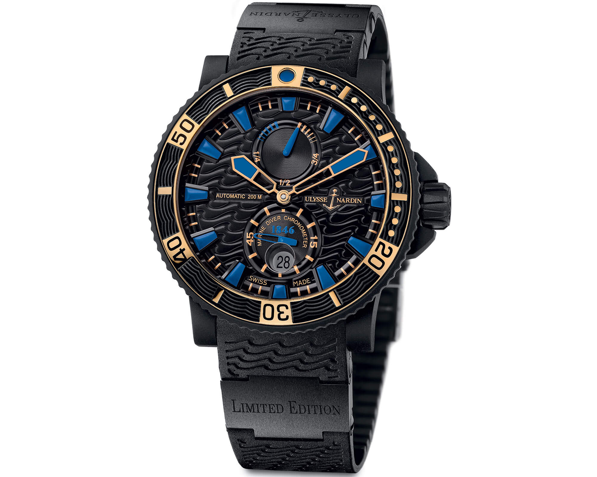 ulysse nardin black sea chronograph